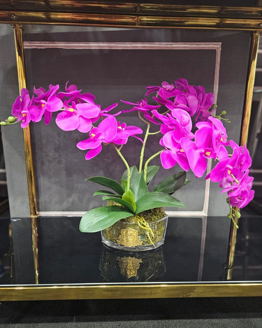 Oval Orchid Bouquet - Fuschia - OOV09 (Carton of 1)